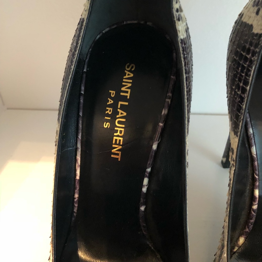 Saint Laurent snakeskin heels - Picture 4 of 6